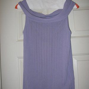 Armani Collezioni Sleeveless Top Ribbed Top Size 8